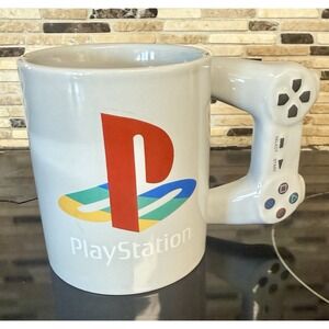 Playstation Coffee Mug Cup Controller Handle Official by Paladone Sony PS1